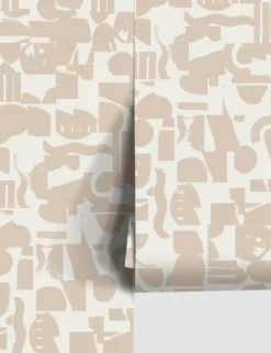 Organic Shapes Wallpaper By Sarah Sherman Samuel -Home Product Store 33563OrganicShapesSSOSIV W 22 PRODUCT scaled