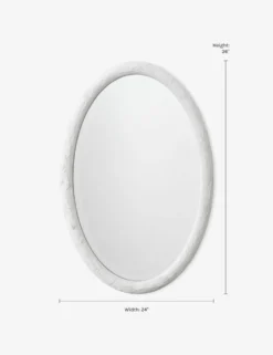 Demna Oval Mirror -Home Product Store 6OVAT MIWH 2 scaled