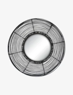 Koana Round Mirror -Home Product Store BHMRRO BK scaled