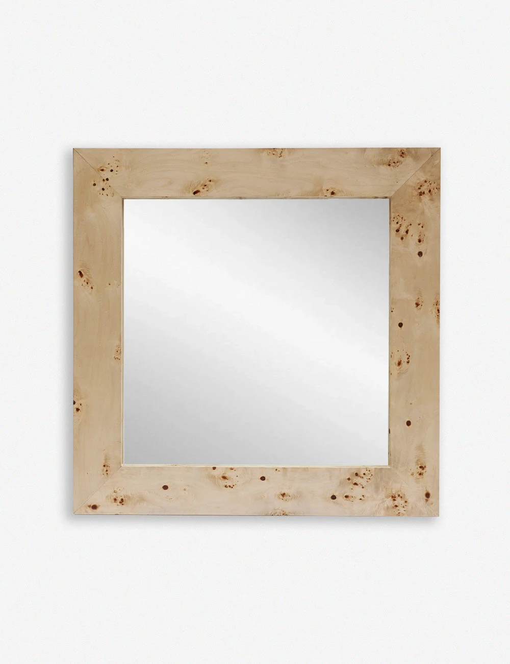 Bree Burl Wood Square Mirror 1 Bree Burl Wood Square Mirror