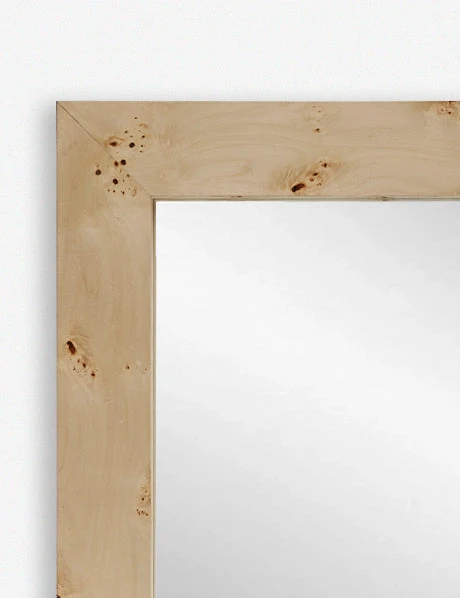 Bree Burl Wood Square Mirror 3 Bree Burl Wood Square Mirror - Image 3