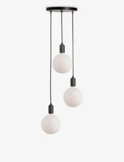 Triple Pendant Light With Sphere IV By Tala -Home Product Store CP BLK SET TRI GP 01 4 scaled