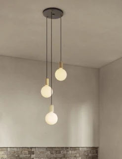 Triple Pendant Light With Sphere IV By Tala -Home Product Store CP BLK SET TRI OP 01 8 scaled