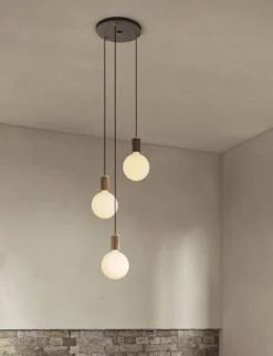 Triple Pendant Light With Sphere IV By Tala -Home Product Store CP BLK SET TRI WP 01 8 scaled