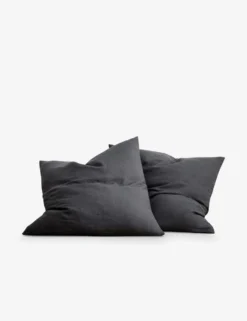 European Flax Linen Euro Pillowcases (Set Of 2) By Cultiver -Home Product Store CULTIVER Slate Euro 90df9857 41ae 4cb0 b487 b33f6086f0d9 scaled