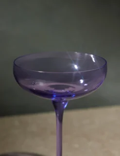 Champagne Coupes (Set Of 2) By Estelle Colored Glass -Home Product Store ChampagneCoupesbyEstelleColoredGlass Lavendar 13232 SITECROP scaled