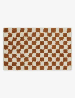 Checkerboard Bath Mat By Sarah Sherman Samuel 16 Checkerboard Bath Mat By Sarah Sherman Samuel -Home Product Store CheckerboardBathMatbySarahShermanSamuel Umber 21 x34 A0656925 5148 scaled
