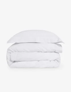 Classico Hemstitch Cotton Sateen Duvet Set By Pom Pom At Home