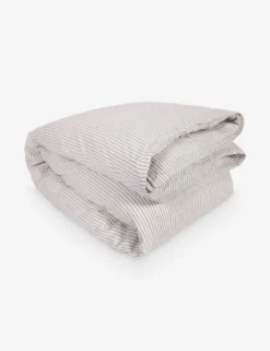 Connor Linen Cotton Duvet By Pom Pom At Home -Home Product Store ConnorDuvet IvoryandDenim Product scaled