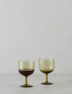 Dapple Wine Glass By LSA International -Home Product Store DappleWineGlass WoodlandGreenbyLSAInternational A0655653 17537 scaled