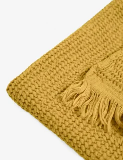 Ella Waffle Hand Towel By House No. 23 15 Ella Waffle Hand Towel By House No. 23 -Home Product Store EllaHandTowel Mustard2 scaled