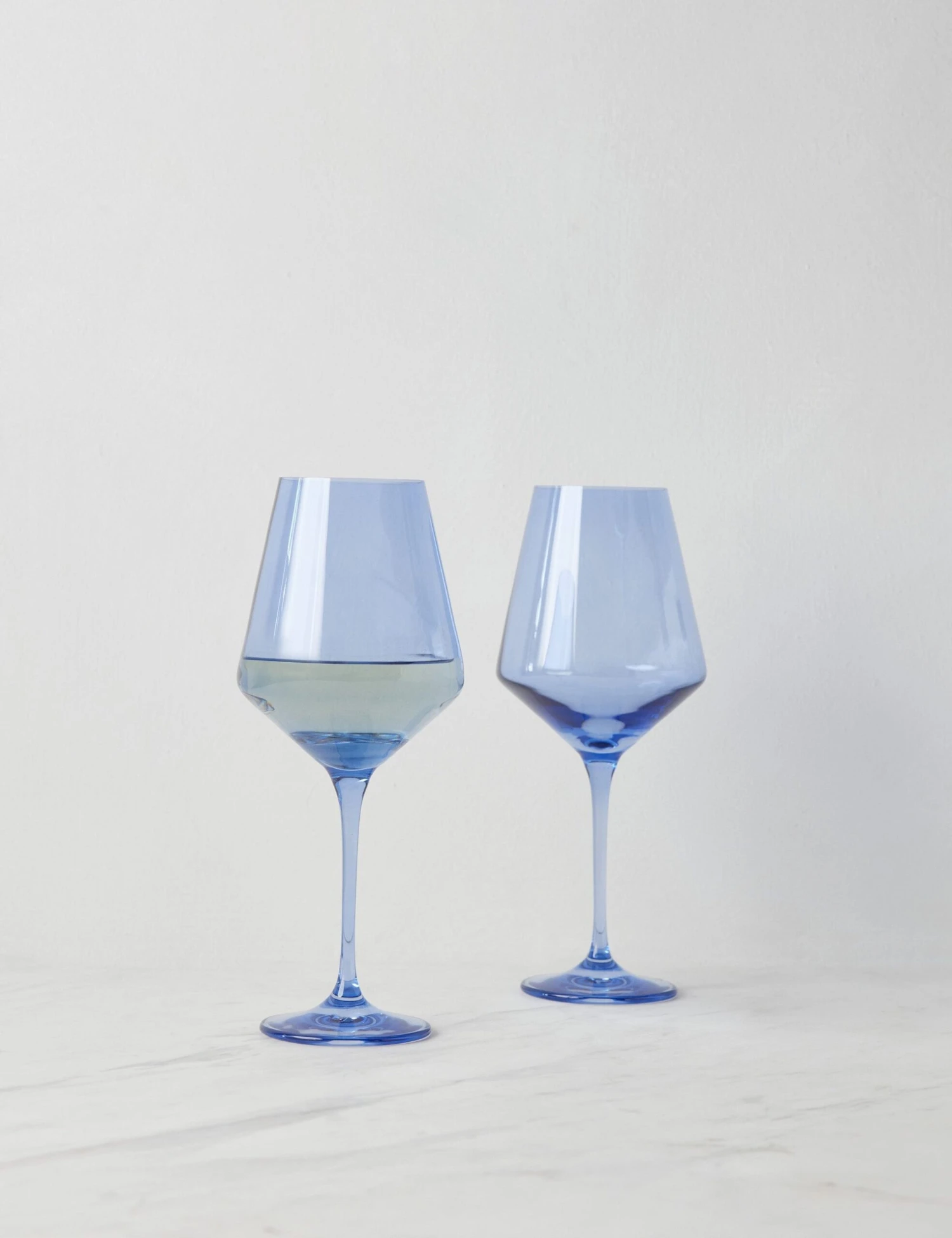 Stemware (Set Of 2) By Estelle Colored Glass 8 Stemware (Set Of 2) By Estelle Colored Glass - Image 8