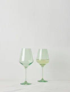 Stemware (Set Of 2) By Estelle Colored Glass 24 Stemware (Set Of 2) By Estelle Colored Glass -Home Product Store EstelleColoredGlassWineGlass Mint Setof2 7912 d3b9c43f 024a 41bf 8f1d c7f02a4c8582 scaled