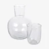 Seeded Glass Carafe Set