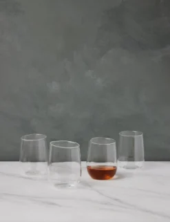 Organic Stemless Wine Glasses (Set Of 4) By Hawkins New York