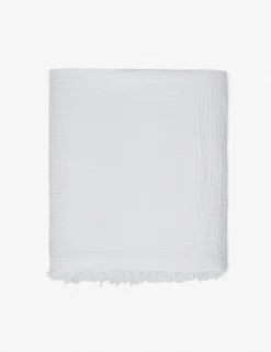 Alaia Cotton Bed Cover By House No. 23 30 Alaia Cotton Bed Cover By House No. 23 -Home Product Store HouseNo23 AlaiaBedcover White 9685