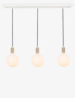 Triple Linear Pendant Light With Sphere IV By Tala