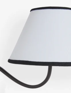 Magdalene Double Sconce -Home Product Store MagdaleneDoubleSconceBronze BlackRimShade 12759