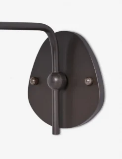 Magdalene Single Sconce -Home Product Store MagdaleneSconceBronze WhiteShade 12744