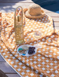 Monroe Organic Towel By House No. 23 -Home Product Store MonroeTowel SudanBrown 1