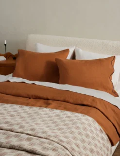 Essie Hemp Duvet Cover By Sarah Sherman Samuel -Home Product Store OteliaHempDuvet Umber Queen Full A0656694 4 Product scaled