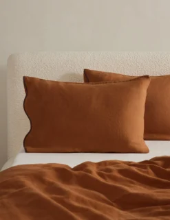 Essie Hemp Sham By Sarah Sherman Samuel -Home Product Store OteliaHempSham Umber Standard A0656700 197 Product scaled