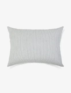 Connor Linen Cotton Sham By Pom Pom At Home 6 Connor Linen Cotton Sham By Pom Pom At Home -Home Product Store PomPomatHomeConnorBigPillow IvoryandDenim f530a9b8 db67 4098 b23b 8d8cac5eebde