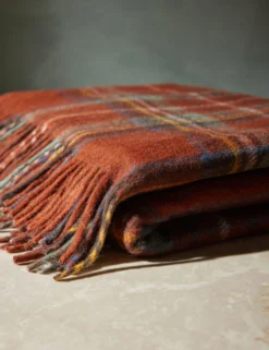Recycled Wool Throw By Tartan Blanket Co -Home Product Store RecycledWoolThrow StewartRoyalAntiqueTartanbyTartanBlanketCo 16187 Swatch SITECROP scaled