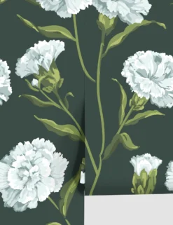Townhouse Wallpaper By Sarah Jessica Parker -Home Product Store SJP Townhouse SilveronDeepJuniper scaled
