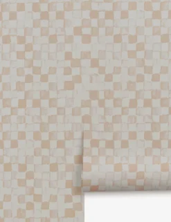 Checkerboard Wallpaper By Sarah Sherman Samuel -Home Product Store SSSWallpaper Wallpaper Checkboard Beige Cream4302 SITECROP e264cefe 8b3c 4f14 92b4 8f219d38411f