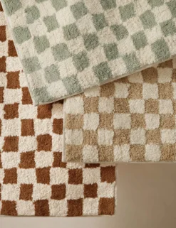Checkerboard Bath Mat By Sarah Sherman Samuel 27 Checkerboard Bath Mat By Sarah Sherman Samuel -Home Product Store SSSbathmatsGrouoshot2 scaled
