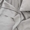 European Flax Piped Linen Flat Sheet By Cultiver