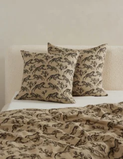 Tiger Hemp Sham By Sarah Sherman Samuel -Home Product Store TigerHempSham Brown Euro A0656723 695 Product scaled