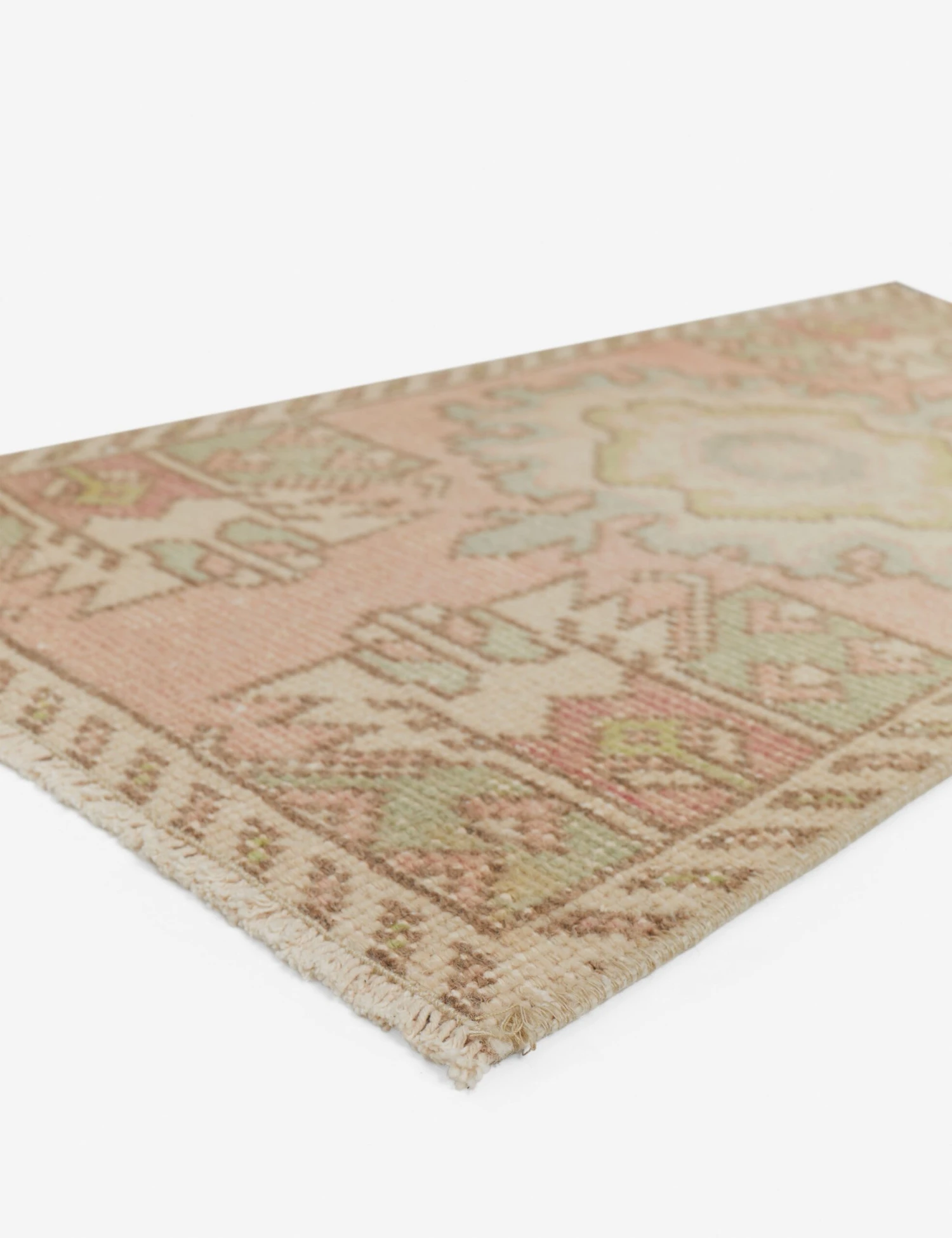 Vintage Turkish Mini Rug No. 178, 2'9" X 1'5" 2 Vintage Turkish Mini Rug No. 178, 2'9" X 1'5" - Image 2