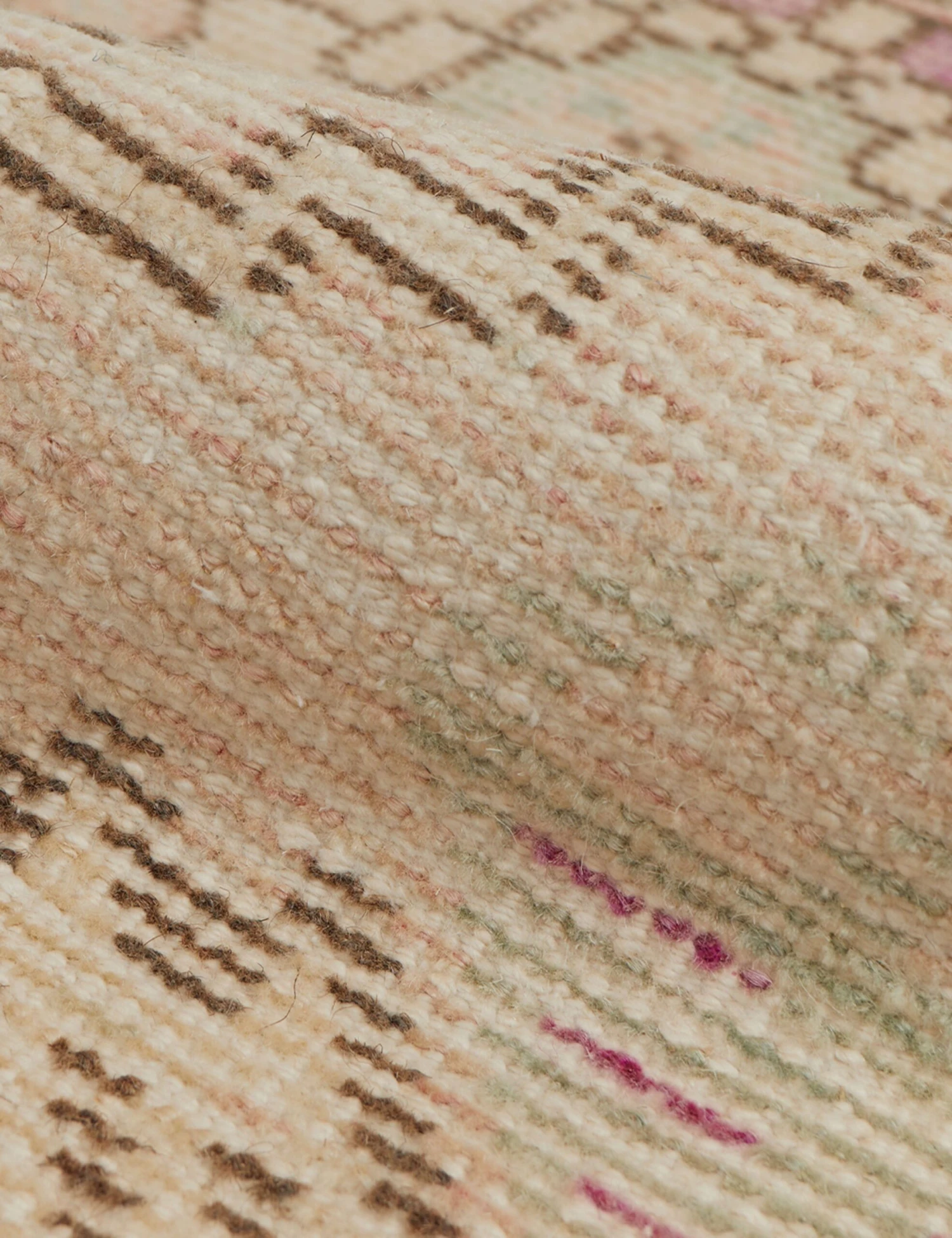 Vintage Turkish Mini Rug No. 179, 1'5" X 3'" - Image 3