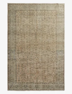 Vintage Turkish Hand-Knotted Wool Rug No. 168, 7'1" X 10'5"