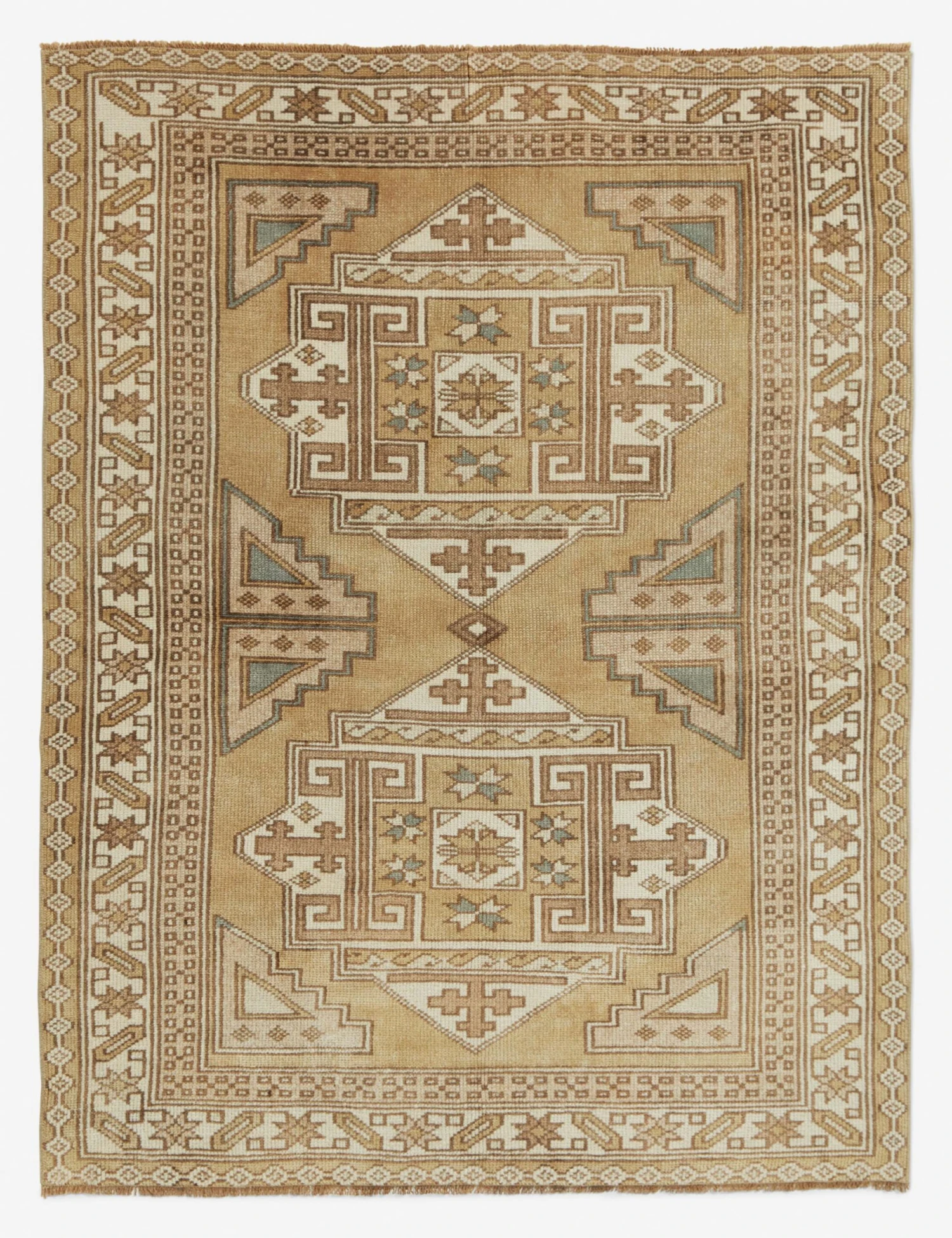 Vintage Turkish Rug No. 200, 4' X 5'2" 1 Vintage Turkish Rug No. 200, 4' X 5'2"