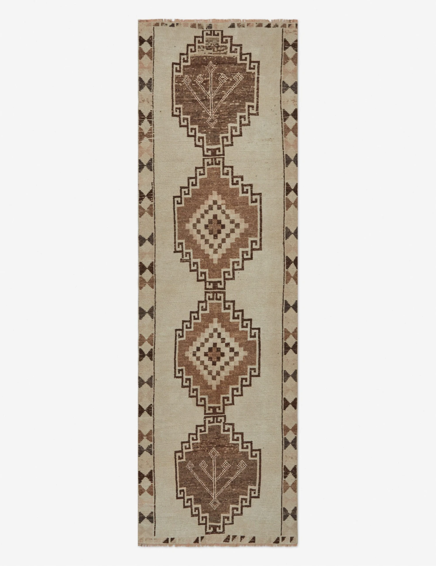 Vintage Turkish Runner Rug No. 91, 3'4" X 11'1"