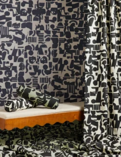 Organic Shapes Wallpaper By Sarah Sherman Samuel -Home Product Store Wallpaper Curtain Bench Portrait 1348 SITECROP STUDIOLIFESTYLE scaled