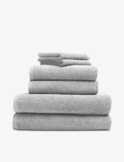 Air Weight Towel Set By Coyuchi -Home Product Store air weight fog 6 piece set 2