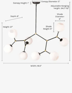 Bobbi Chandelier -Home Product Store bobbi chandelier black scaled