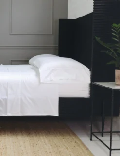 Classico Hemstitch Cotton Sateen Sheet Set By Pom Pom At Home -Home Product Store classicowhitesheetsetcopy 1 scaled