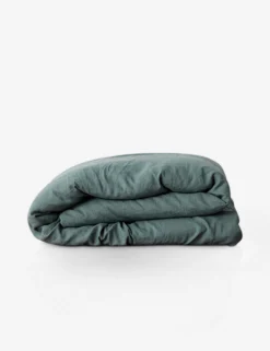 European Flax Linen Duvet Cover By Cultiver -Home Product Store cultiver linen bedding bluestone duvet cover scaled