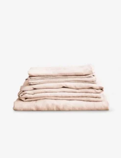 European Flax Linen Sheet Set By Cultiver 29 European Flax Linen Sheet Set By Cultiver -Home Product Store cultiver linen bedding blush sheet set 1 1 1