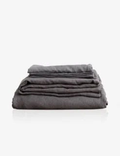 European Flax Linen Sheet Set By Cultiver 25 European Flax Linen Sheet Set By Cultiver -Home Product Store cultiver linen bedding charcoal grey sheet set 1 1 scaled