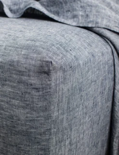 European Flax Linen Fitted Sheet By Cultiver 25 European Flax Linen Fitted Sheet By Cultiver -Home Product Store cultiver linen bedding indigo fitted sheet 1 scaled