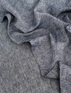 Linen Bedding, Flat Sheet By Cultiver -Home Product Store cultiver linen bedding indigo flat sheet 1 scaled