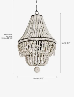 Del Chandelier By Regina Andrew -Home Product Store del chandelier white scaled
