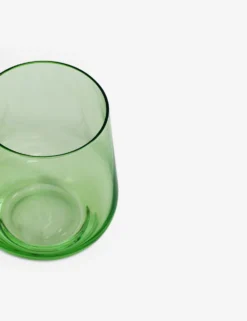 Stemless Wine Glass, (Set Of 6) By Estelle Colored Glass -Home Product Store estelle stemware mint 324 54546ad7 43d2 4861 bf40 6bb79c282b25 scaled