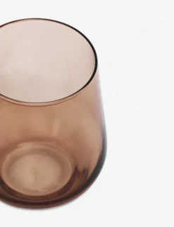 Stemless Wine Glass, (Set Of 6) By Estelle Colored Glass -Home Product Store estelle stemware smoke 313 scaled